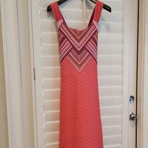 Prana "Phoebe Dress" Viola Pixie. New never warn. Size L